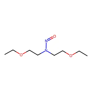 Diethylamine, 2,2'-diethoxy-N-nitroso- structure
