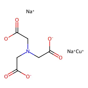 Sodium copper nitrilotriacetate structure