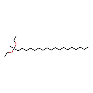 Diethoxymethyloctadecylsilane structure