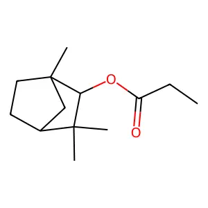 Bicyclo[2.2.1]heptan-2-ol, 1,3,3-trimethyl-, 2-propanoate structure