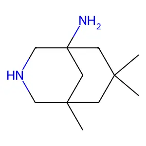 3-Azabicyclo(3.3.1)nonan-1-amine, 5,7,7-trimethyl- structure
