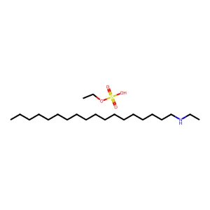 Sulfuric acid, monoethyl ester, compd. with N-ethyl-1-octadecanamine (1:1) structure