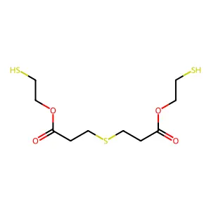 Bis(2-mercaptoethyl) 3,3'-thiodipropionate structure