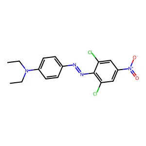 4-[2-(2,6-Dichloro-4-nitrophenyl)diazenyl]-N,N-diethylbenzenamine structure