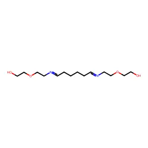 2-[2-[6-[2-(2-Hydroxyethoxy)ethylimino]hexylideneamino]ethoxy]ethanol structure