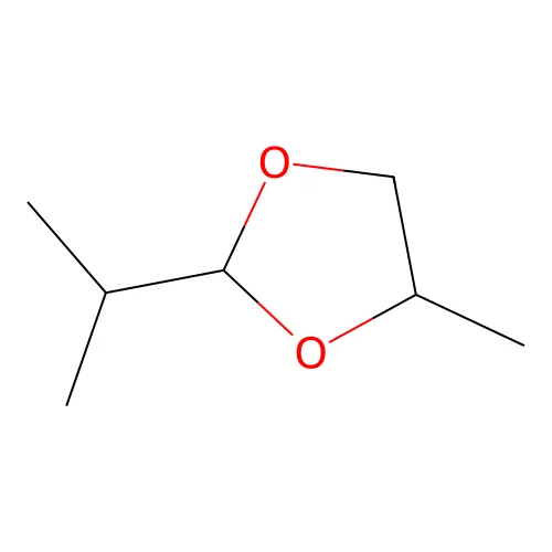 4-Methyl-2-(1-methylethyl)-1,3-dioxolane structure