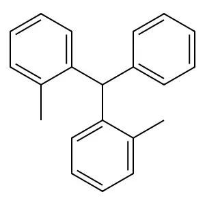 Benzene, 1,1'-(phenylmethylene)bis[methyl- structure
