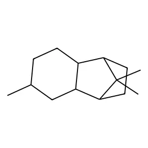 1,4-Methanonaphthalene, decahydro-6,9,9-trimethyl- structure