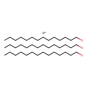 1-Tetradecanol, aluminum salt (3:1) structure