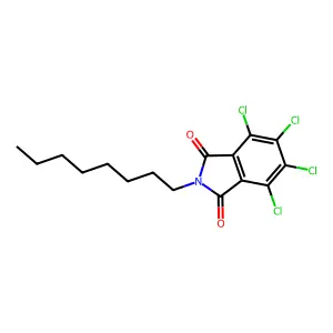 1H-Isoindole-1,3(2H)-dione, 4,5,6,7-tetrachloro-2-octyl- structure