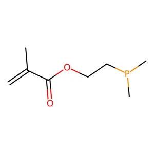 2-(Dimethylphosphino)ethyl methacrylate structure