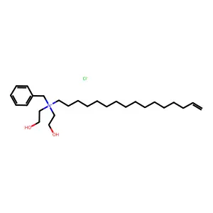 Benzenemethanaminium, N-hexadecen-1-yl-N,N-bis(2-hydroxyethyl)-, chloride (1:1) structure