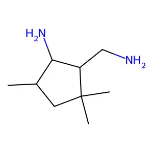 Cyclopentanemethanamine, 5-amino-2,2,4-trimethyl- structure