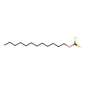 Dodecoxymethanedithioic acid structure