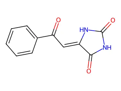 5-Phenacylideneimidazolidine-2,4-dione structure