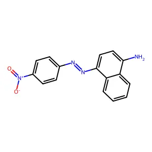 1-Naphthalenamine, 4-[2-(4-nitrophenyl)diazenyl]- structure