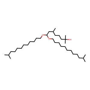 2-Octanol, 8,8-bis(isotridecyloxy)-2,6-dimethyl- structure