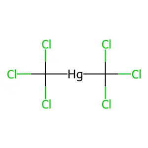 Bis(trichloromethyl)mercury structure