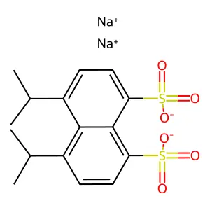 Disodium 4,5-bis(isopropyl)naphthalene-1,8-disulphonate structure