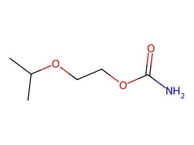 Ethanol, 2-(1-methylethoxy)-, 1-carbamate structure