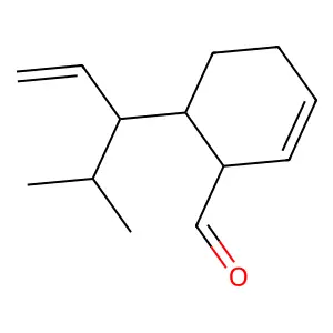 2-Cyclohexene-1-carboxaldehyde, 6-(1-(1-methylethyl)-2-propen-1-yl)- structure