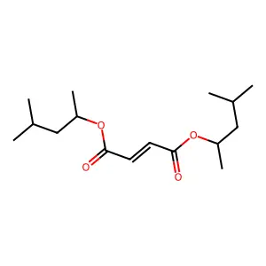 1,4-Bis(1,3-dimethylbutyl) 2-butenedioate structure