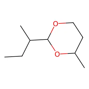 1,3-Dioxane, 4-methyl-2-(1-methylpropyl)- structure