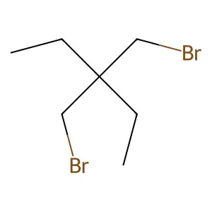 Pentane, 3,3-bis(bromomethyl)- structure