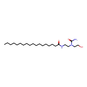 Octadecanamide, N-[2-[(aminocarbonyl)(2-hydroxyethyl)amino]ethyl]- structure