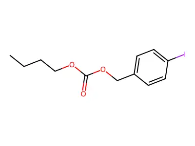 Carbonic acid, butyl-p-iodobenzyl ester structure