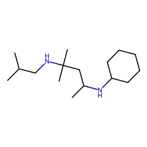 2,4-Pentanediamine, N4-cyclohexyl-2-methyl-N2-(2-methylpropyl)- structure