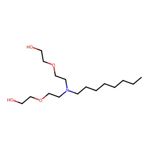 Ethanol, 2,2'-((octylimino)bis(2,1-ethanediyloxy))bis- structure
