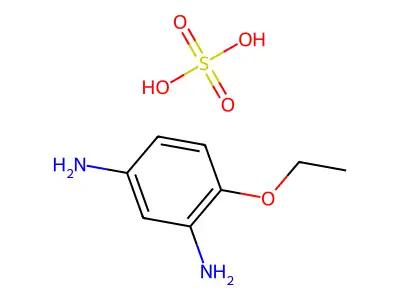 4-Ethoxy-1,3-benzenediamine sulfate structure