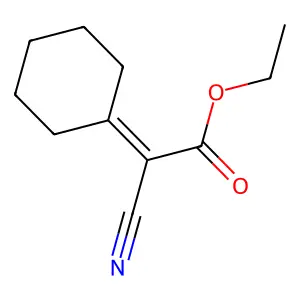 Ethyl cyanocyclohexylideneacetate structure