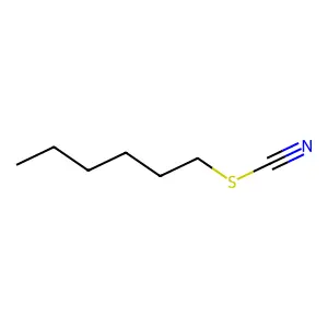 1-Thiocyanohexane structure