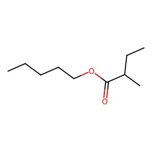 Pentyl 2-methylbutyrate structure