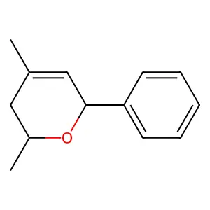 2H-Pyran, 3,6-dihydro-2,4-dimethyl-6-phenyl- structure
