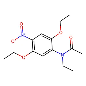 Acetamide, N-(2,5-diethoxy-4-nitrophenyl)-N-ethyl- structure