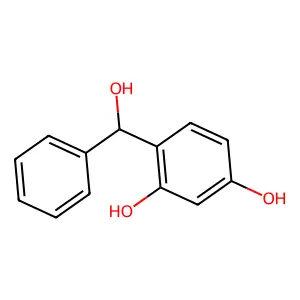 1,3-Benzenediol, 4-(hydroxyphenylmethyl)- structure