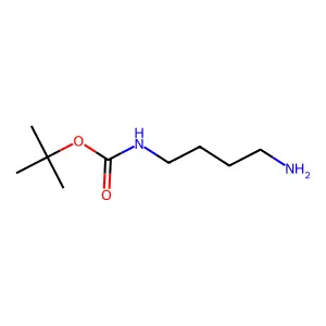 tert-butyl N-(4-aminobutyl)carbamate structure
