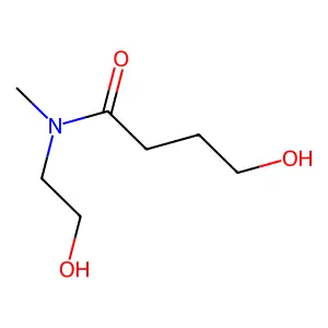 Butanamide, 4-hydroxy-N-(2-hydroxyethyl)-N-methyl- structure
