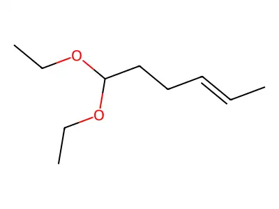 6,6-Diethoxyhex-2-ene structure