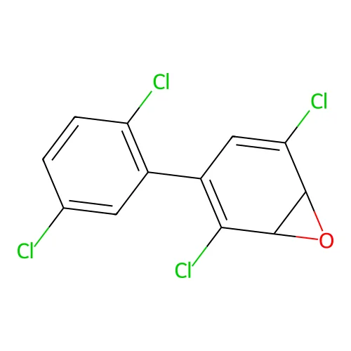 2,5-Dichloro-3-(2,5-dichlorophenyl)-7-oxabicyclo[4.1.0]hepta-2,4-diene structure