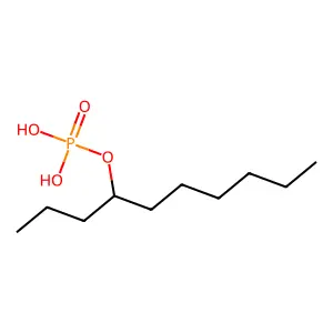 4-Decanol, 4-(dihydrogen phosphate) structure