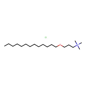 1-Propanaminium, N,N,N-trimethyl-3-(tridecyloxy)-, chloride (1:1) structure