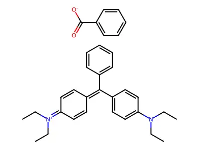 C.I. Pigment Green 1, benzoate structure