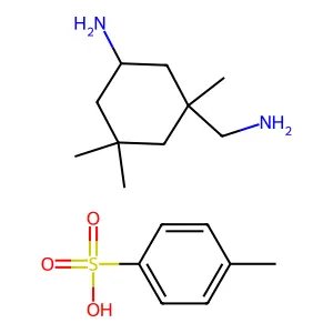 Cyclohexanemethanamine, 3-amino-1,5,5-trimethyl-, 4-methylbenzenesulfonate (1:?) structure