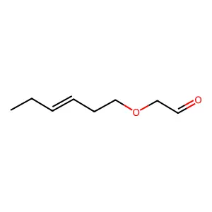 2-Hex-3-enoxyacetaldehyde structure