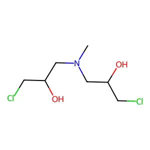 2-Propanol, 1,1'-(methylimino)bis[3-chloro- structure