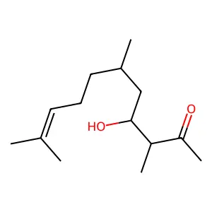 9-Undecen-2-one, 4-hydroxy-3,6,10-trimethyl- structure